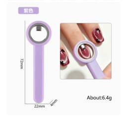 New Circular Cat Eye Nail Art Black Hole Magnet Strong Nail Art Gel Polish Guide Tool DIY Magnetic Nail Helper Manicure Design