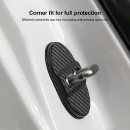 20264-piece Door Lock Covers - Universal Shock Absorbing, Noise Reducing, Waterproof and Easy to Install
