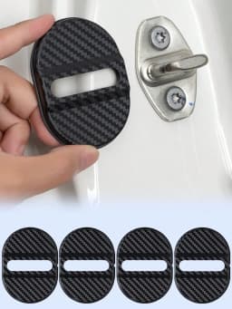 20264-piece Door Lock Covers - Universal Shock Absorbing, Noise Reducing, Waterproof and Easy to Install