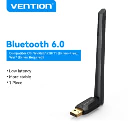 Vention USB Bluetooth 6.0 Adapter Wireless USB Dongle Receiver Bluetooth 5.4 For Mouse Keyboard Music Audio Transmitter PC Lapto