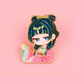 2pcs Cute Anime Enamel Pin Cartoon Brooch For Coat Women's Brooches Fashion Lapel Badges Jewelry Gift for Friends