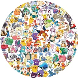 50/100/200pcs Pokemon Anime Stickers Pikachu Kawaii Sticker Laptop Suitcase Skateboard Guitar Phone Cartoon Kid Gift Toys