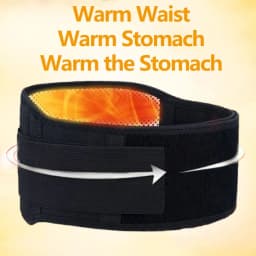Unisex Magnetic Back Support Belt Adjustable Heating Self Therapy Back Waist Support Belt Lumbar Brace Massage Band Health Care