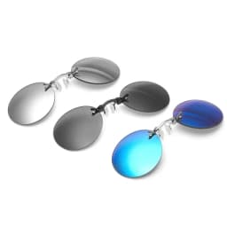 CRIXALIS Round Rimless Sunglasses Men Matrix Morpheus Men Classic Clamp Nose Glasses ​Mini Frameless Brand Design Glasses UV400