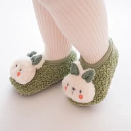 Cartoon Rabbit Baby Floor Socks Kids Plush Slippers Toddler Warm Shoes Children Soft Non-slip Prewalkers Indoor Home Slippers
