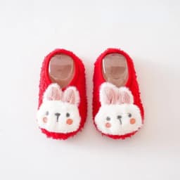 Cartoon Rabbit Baby Floor Socks Kids Plush Slippers Toddler Warm Shoes Children Soft Non-slip Prewalkers Indoor Home Slippers
