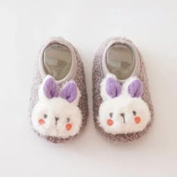 Cartoon Rabbit Baby Floor Socks Kids Plush Slippers Toddler Warm Shoes Children Soft Non-slip Prewalkers Indoor Home Slippers