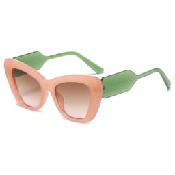 Personality Color Matching Fashion Cat-eye Sunglasses Retro Cross Border Gradient Candy Colored Sunglasses