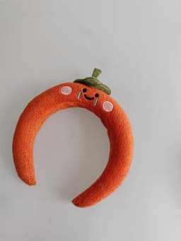 Kawaii Cute Fruit Face Wash Headband Accessories Home Cartoon Plush Sponge Makeup Headband Gift