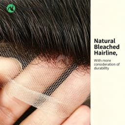 Alwayshair-DUAR Q6 Hair System Invisible Hairline Men Toupee Lace & PU Natural Indian Hair Prosthesis 130 Hair Patch for Man Wig