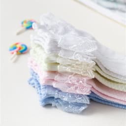 4 Pairs Girls Lace Ruffle Socks Adorable Princess-Style Kids Dance-Ready Socks with Frilly Trim