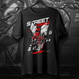 Classic Motorcycle Street Triple 765 R/RS Wasp Inspiration T-Shirt 100% Cotton O-Neck Summer Short Sleeve Casual Mens T-shirt