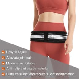 New Support Lumbar Hip Belt Relieve Sacroiliac SI Joint Pain Pelvic Lower Back Massager Postnatal Girdle for Pregnant Women