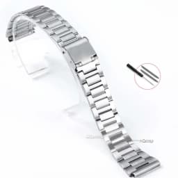 18mm Stainless Steel Strap for Casio F-91W W800h AE1200 Universal Replacement Wristband Women Men Watch Band Metal Bracelet