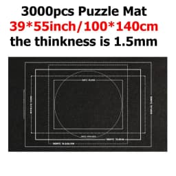 Puzzle Storage Blanket Children Puzzle Toys Multiple Specifications with Bag Portable Parent-child Early Education Gifts TMZ