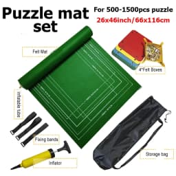 Puzzle Storage Blanket Children Puzzle Toys Multiple Specifications with Bag Portable Parent-child Early Education Gifts TMZ