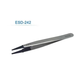 1-5PC Watch Hands Installation Work Tweezers Straight Elbow Handle Stainless Antistatic Plastic Tweezers ESD-259 ESD-259A ESD-7A