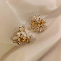 Super Cute Crystal Butterfly Mini Hairpin Girls Hair Accessories Bangs Clip Top Clip Exquisite Small Hair Claw