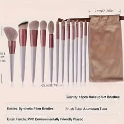 13 PCS Cosmetic Brushes Set Eye Shadow Foundation BB Cream Concealer Women Cosmetic Brush Eyeshadow Blush Powder Blending Beauty