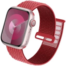 Nylon loop Strap For Apple Watch Bands 49mm Ultra2 44mm 40mm 45mm 41mm 46-42mm Bracelet for iwatch band Series 9 8 se 7 6 5 4 10