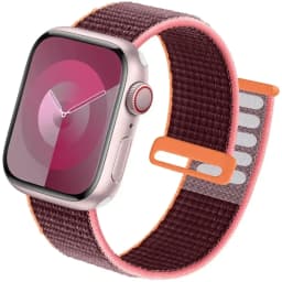 Nylon loop Strap For Apple Watch Bands 49mm Ultra2 44mm 40mm 45mm 41mm 46-42mm Bracelet for iwatch band Series 9 8 se 7 6 5 4 10