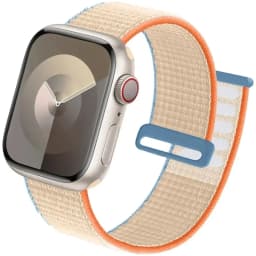 Nylon loop Strap For Apple Watch Bands 49mm Ultra2 44mm 40mm 45mm 41mm 46-42mm Bracelet for iwatch band Series 9 8 se 7 6 5 4 10