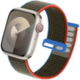 Nylon loop Strap For Apple Watch Bands 49mm Ultra2 44mm 40mm 45mm 41mm 46-42mm Bracelet for iwatch band Series 9 8 se 7 6 5 4 10