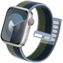 Nylon loop Strap For Apple Watch Bands 49mm Ultra2 44mm 40mm 45mm 41mm 46-42mm Bracelet for iwatch band Series 9 8 se 7 6 5 4 10