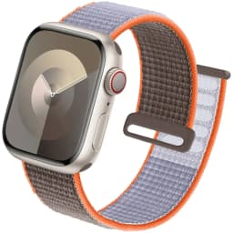 Nylon loop Strap For Apple Watch Bands 49mm Ultra2 44mm 40mm 45mm 41mm 46-42mm Bracelet for iwatch band Series 9 8 se 7 6 5 4 10