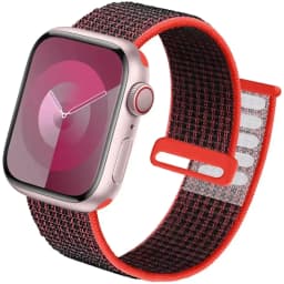 Nylon loop Strap For Apple Watch Bands 49mm Ultra2 44mm 40mm 45mm 41mm 46-42mm Bracelet for iwatch band Series 9 8 se 7 6 5 4 10