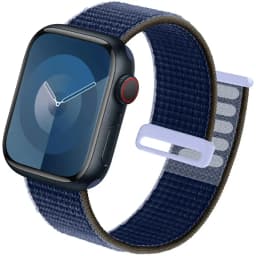Nylon loop Strap For Apple Watch Bands 49mm Ultra2 44mm 40mm 45mm 41mm 46-42mm Bracelet for iwatch band Series 9 8 se 7 6 5 4 10