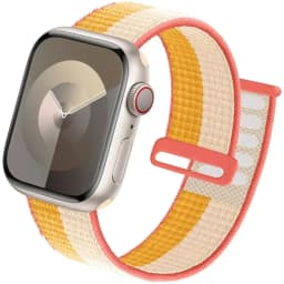 Nylon loop Strap For Apple Watch Bands 49mm Ultra2 44mm 40mm 45mm 41mm 46-42mm Bracelet for iwatch band Series 9 8 se 7 6 5 4 10