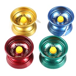 2Pcs Yoyo Responsive Metal Alloy Yo Yo String Trick Ball for Beginners Gift Birthday Children Party Favor Kids Toy