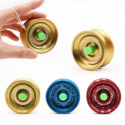 2Pcs Yoyo Responsive Metal Alloy Yo Yo String Trick Ball for Beginners Gift Birthday Children Party Favor Kids Toy