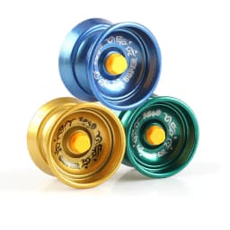2Pcs Yoyo Responsive Metal Alloy Yo Yo String Trick Ball for Beginners Gift Birthday Children Party Favor Kids Toy