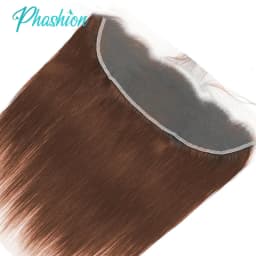 Phashion 26 28 Inch Chotolate Brown Body 4x4 5x5 Lace Closure #4 Straight 13x4 Lace Frontal Human Hair Transparent 100 Remy Hair