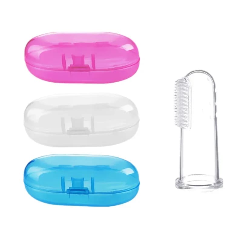 Silicone Finger Toothbrush for Baby Infant Teeth Care Safety Teeth Clean Toothbrush Rubber Cleaner Baby Deciduous Tooth Brush