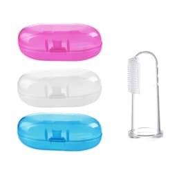 Silicone Finger Toothbrush for Baby Infant Teeth Care Safety Teeth Clean Toothbrush Rubber Cleaner Baby Deciduous Tooth Brush