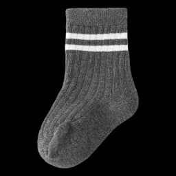 Baby Boys Crew Socks Autumn Children Boys Striped Thick Cotton Short Sock White Elementary Student Socks Infant Boys Ribbed Sock