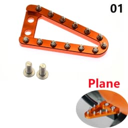 Extra Long Enlarged Rear Brake Pedal Lever Step Plate Tip For KTM SX SXF XC EXC For Husqvarna FC TC FE TE FX TX GasGas EX EC CNC