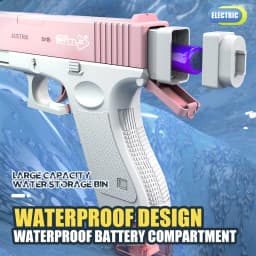 New Water Gun Electric M416 Pistol Shooting Toy Full Automatic Summer Beach Outdoor Fun Toy For Children Boys Girls Adults Gift