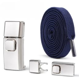8MM 2024 No Tie Shoe Laces Press Lock Insert Fixed Shoelaces Without Ties Elastic Laces Sneaker Kid Adult Flat Shoelace for Shoe