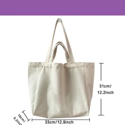 Canvas Shopping Bags Large Capacity Conventional Tote Bag Eco Two Straps Organizer Fashion Letter Printed Women Shoulder Handbag