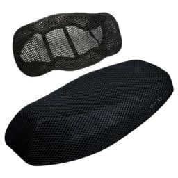 Breathable 3D Mesh Motorcycle Seat Cover Pad Moped Motorbike Scooter Black Seat Covers Cushion Anti-Slip Cover Grid Seat Cover