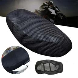 Breathable 3D Mesh Motorcycle Seat Cover Pad Moped Motorbike Scooter Black Seat Covers Cushion Anti-Slip Cover Grid Seat Cover