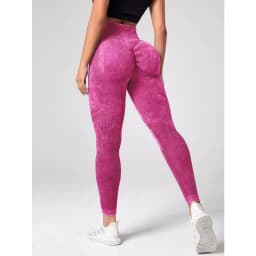 Hollow Out Leggings Women Seamless Slim Tights Frosted Water Washing Fitness Pants High Waist Hip Liftting Stretchy Yoga Pants