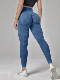 Hollow Out Leggings Women Seamless Slim Tights Frosted Water Washing Fitness Pants High Waist Hip Liftting Stretchy Yoga Pants
