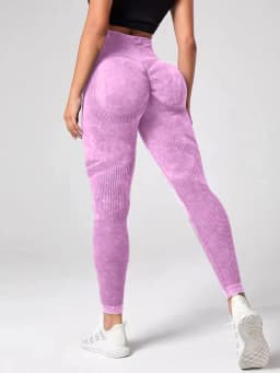 Hollow Out Leggings Women Seamless Slim Tights Frosted Water Washing Fitness Pants High Waist Hip Liftting Stretchy Yoga Pants
