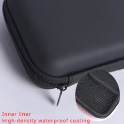 1 Pc Portable Card Storage Bag,Data Cable Packing Cube,Waterproof Headphone Storage Bag,EVA Protective Case For Travel