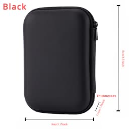 1 Pc Portable Card Storage Bag,Data Cable Packing Cube,Waterproof Headphone Storage Bag,EVA Protective Case For Travel
